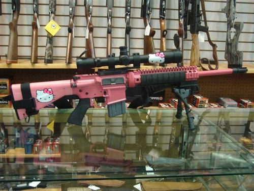 Hello Kitty rifle