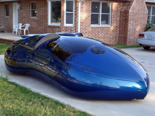 Futuristic car, or weird new sex toy?