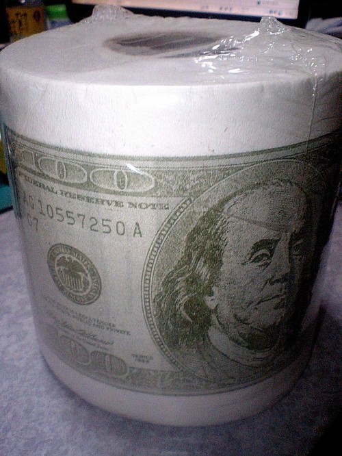 I wipe my ass with $100 bills