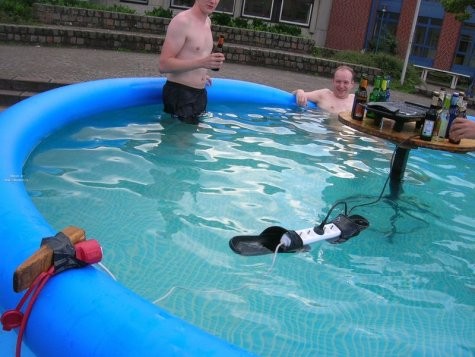 These pool partiers are a bunch of idiots