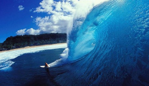 Riding the biggest wave ever