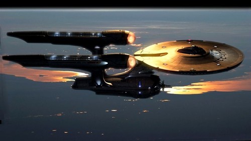 The Enterprise goes for a flight