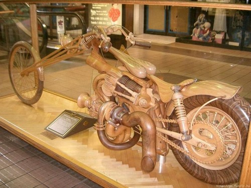Sweet wooden bike