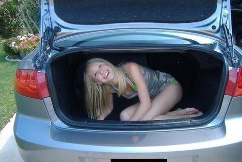 I've got myself a ho in the trunk!
