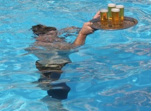 Beer in Pool