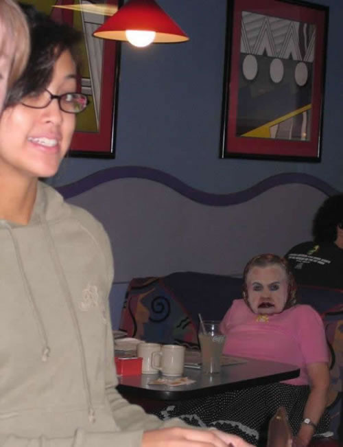 Creepy Thing At Restaurant