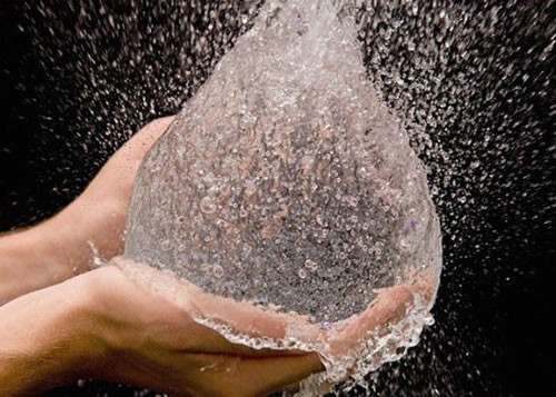 Waterballoon Immediately After Popping