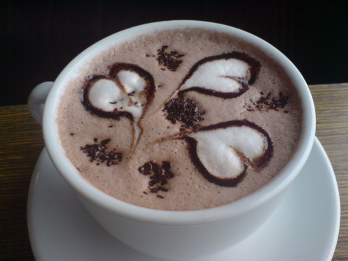 love chocolote drink