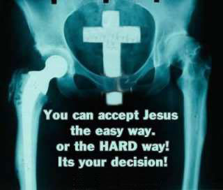 Accepting Jesus the hard way