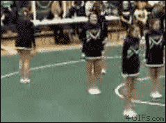 Cheerleader Fail Flip