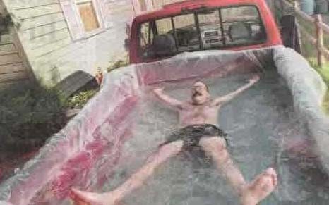 Redneck swimming pool
