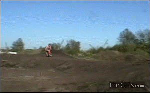 Mini Motorbike Jump Fail